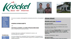 Desktop Screenshot of kroeckel.de